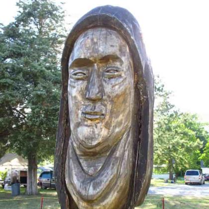 Mattaponi mother statue
