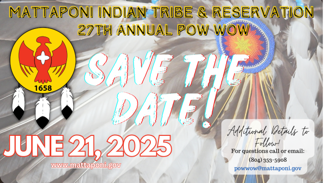 Save the date - 27th Annual Pow Wow