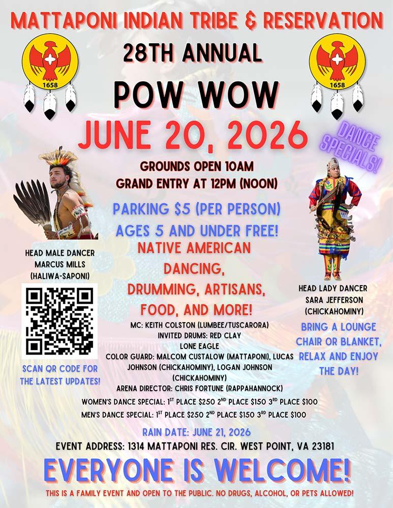 28th Annual Mattaponi Pow Wow